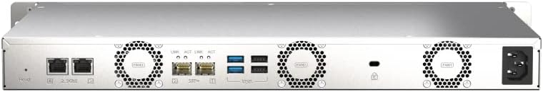QNAP TS-435XeU-4G 4 Bay High Speed Short Depth Rackmount NAS Enclosure