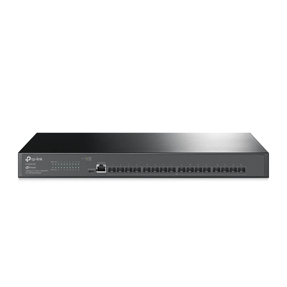 TP-Link TL-SX3016F 16 Port 10GE SFP+ Enterprise Level L2+ Smart Managed Switch