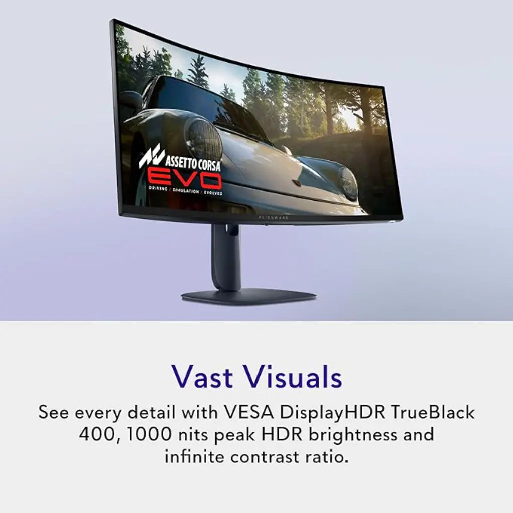 Dell Alienware AW3425DW 34" 240Hz 0.03ms WQHD Curved QD-OLED Gaming Mo ...