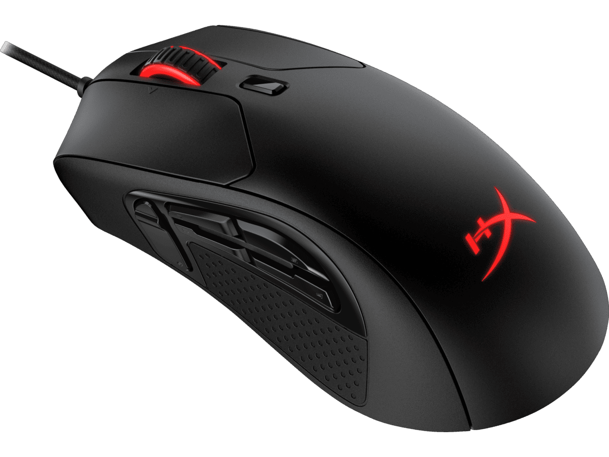 HyperX Pulsefire Raid RGB USB 2.0 16000 DPI Wired Gaming Mouse - Black