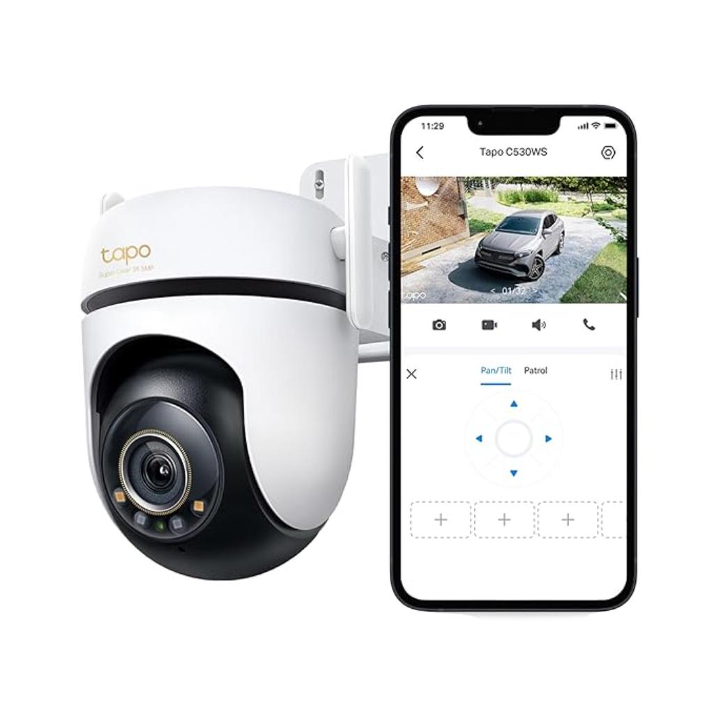 TP Link Tapo C530WS 3K Outdoor WiFi Camera with AI and Night Vision