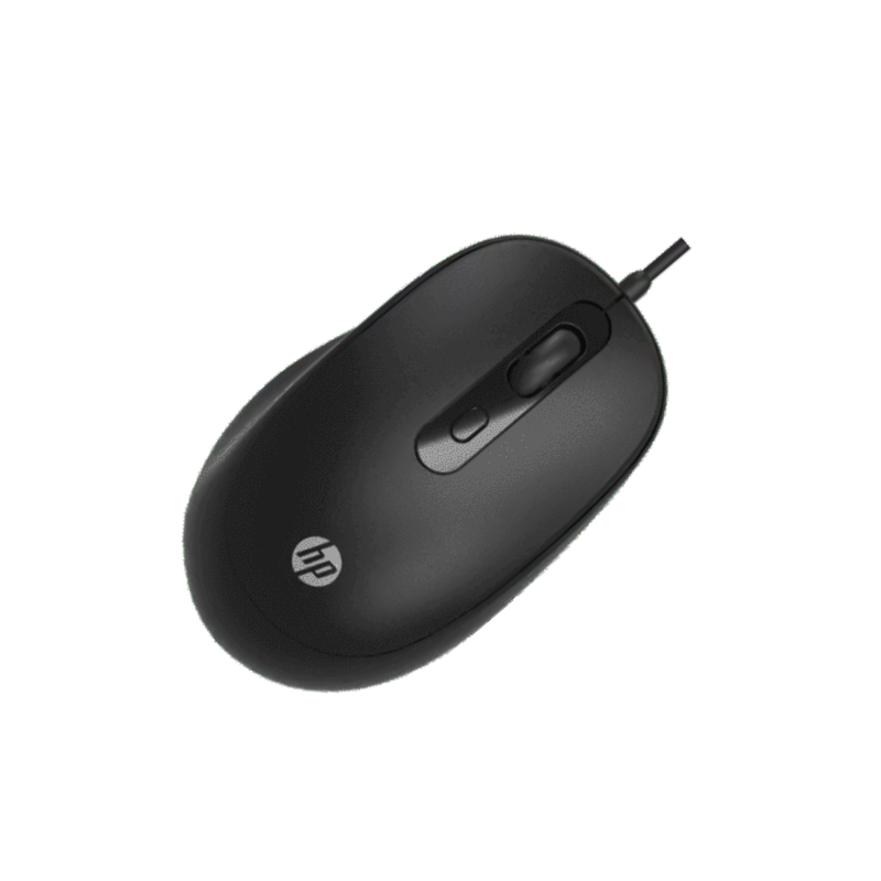 HP KM160 Wired USB-A Desktop Keyboard and Mouse Combo - Black