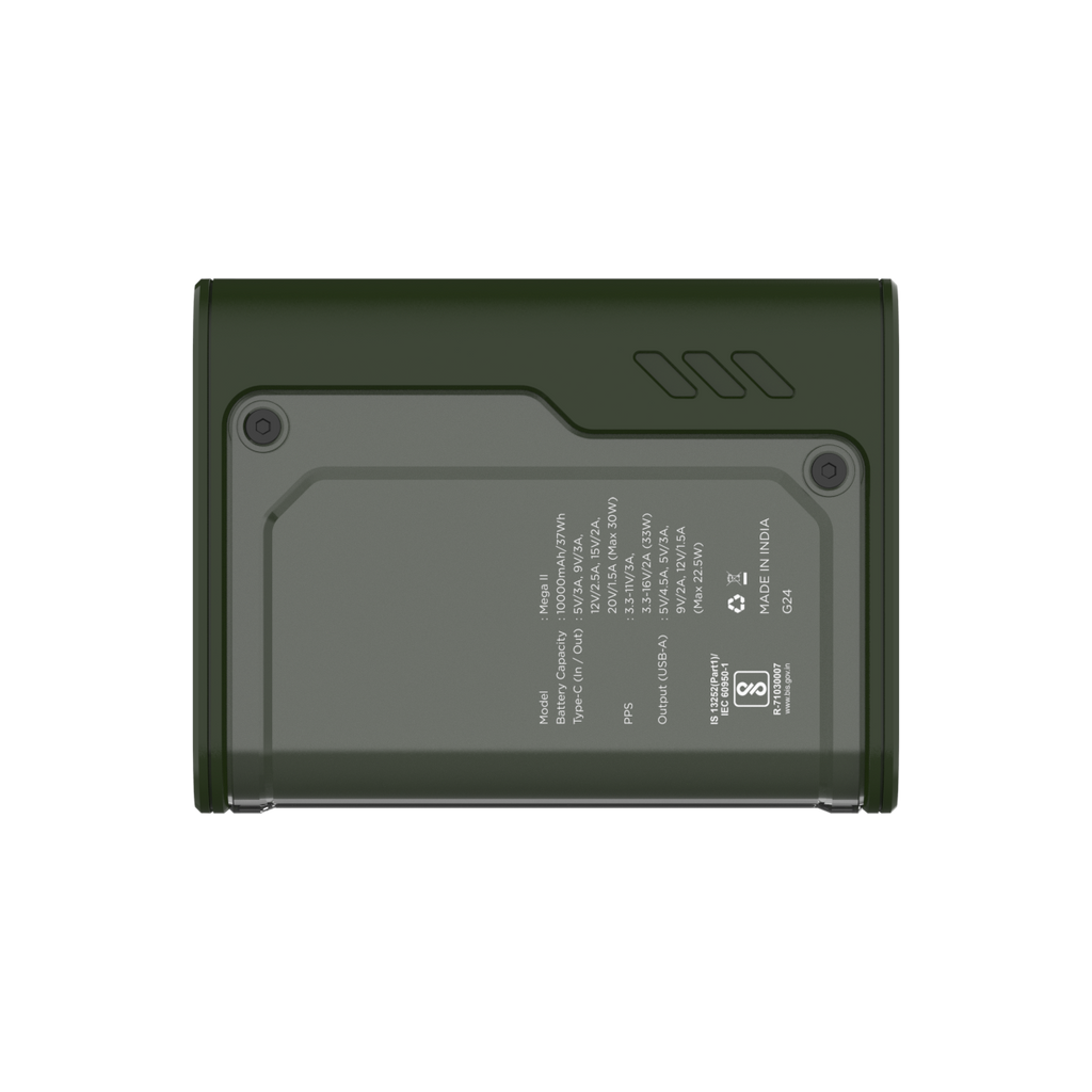 Mega II 10000mAh 30W PD PPS Powerbank