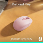 Logitech M196 Bluetooth Wireless Optical Mouse - Rose
