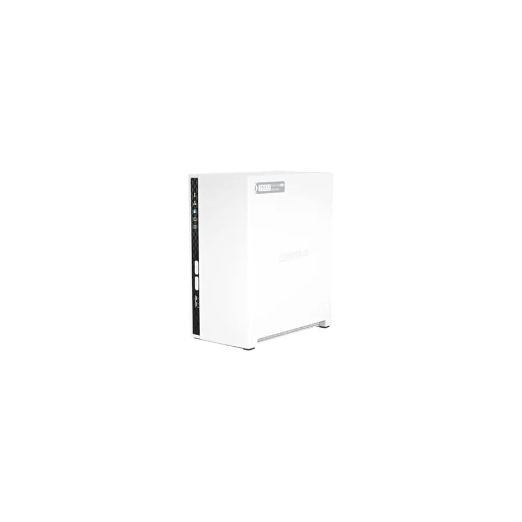 QNAP TS-233 Quad Core 2 Bay Desktop Network Attached Storage Enclosure - White