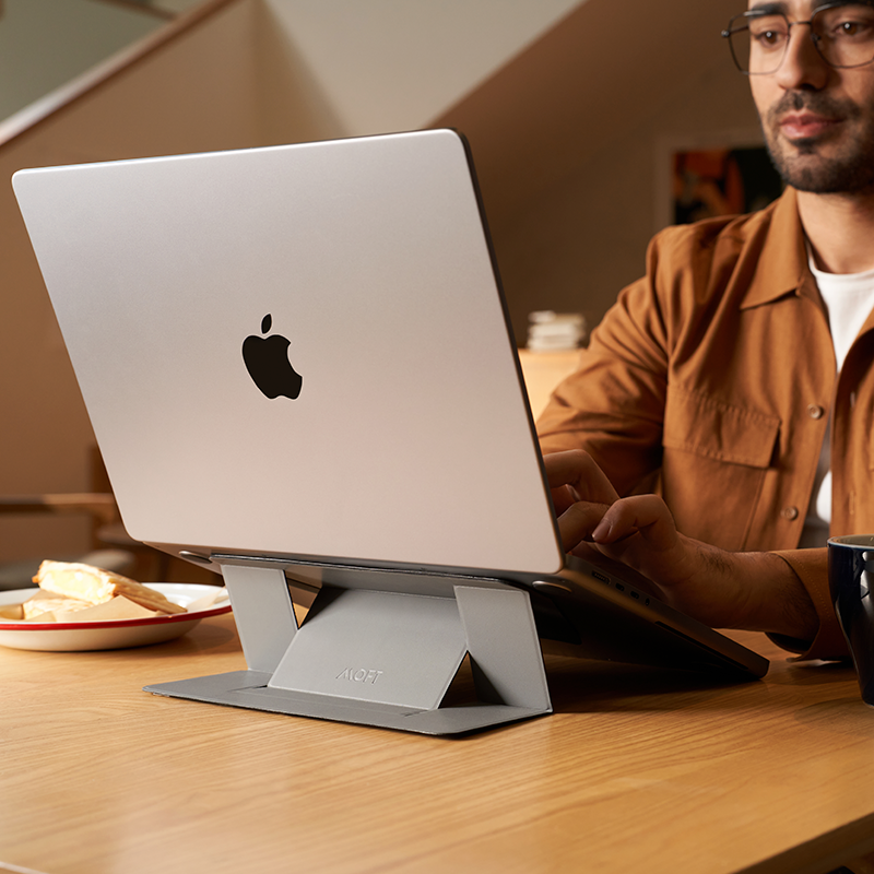 MOFT Graphene Cooling Laptop Stand:For Macbook and Laptops Without Bottom-Vent- Compatible With Laptops up to 16 inch