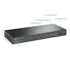 TP-Link TL-SG3210XHP-M2 Jetstream 8 Port Multi-Gigabit L2+ Managed PoE Switch with 8-Port PoE+