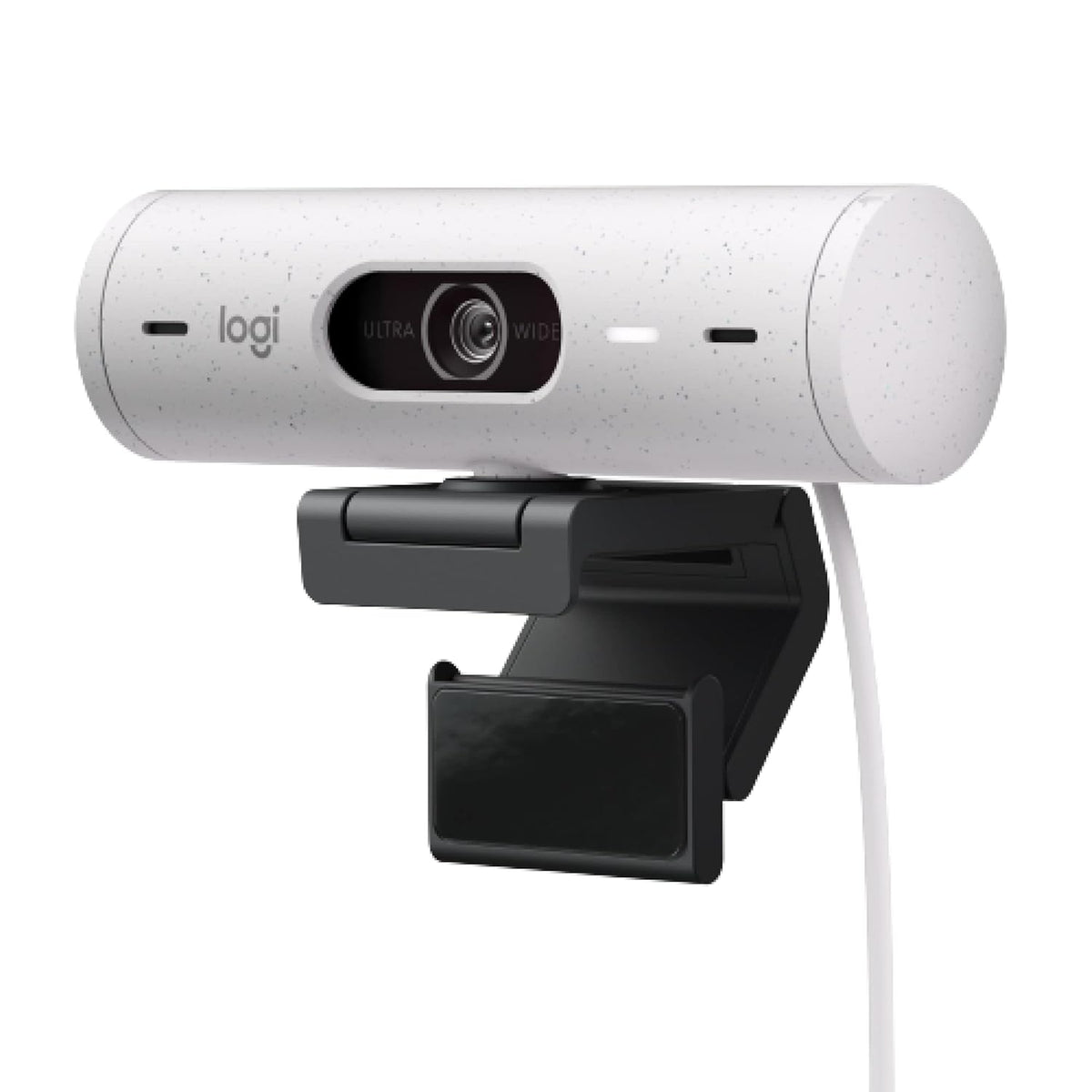 Logitech webcam on a white background