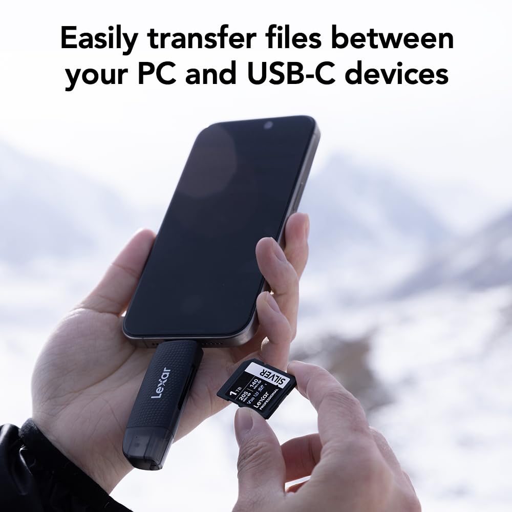 Lexar Professional Multi-Card 3-in-1 USB 3.1 Reader (LRW500URBNA)