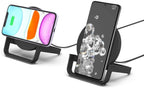 Playa By Belkin Qi-Certified 10W/7.5W Usb Wireless Charging Stand For Cellular Phones(Iphone 12/Mini/12 Pro/12 Pro Max, Samsung Galaxy S9/+, S8/+, Note 8 And More), No Power Adapter (Required)-Black