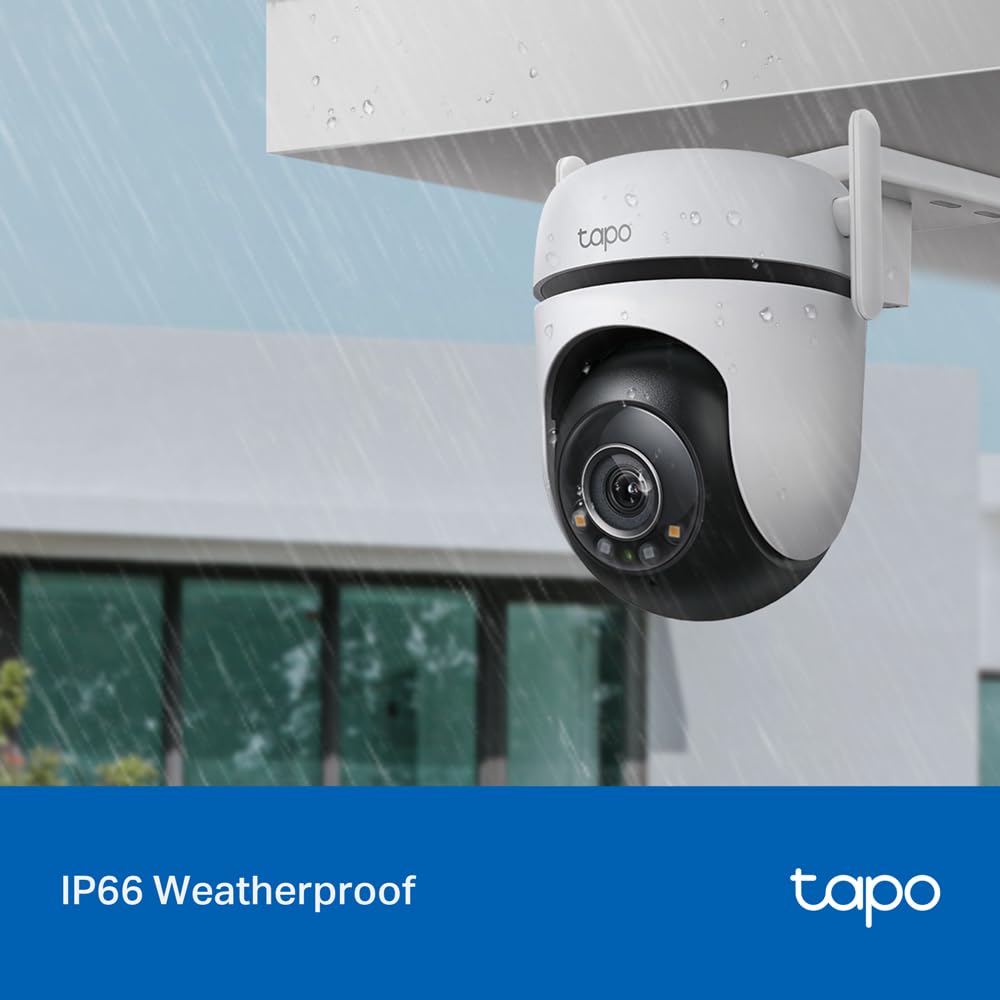 TP-Link TAPO C520WS 4MP 2K QHD Weatherproof Outdoor Security Smart Wi-Fi Camera - White