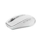White computer mouse on a white background