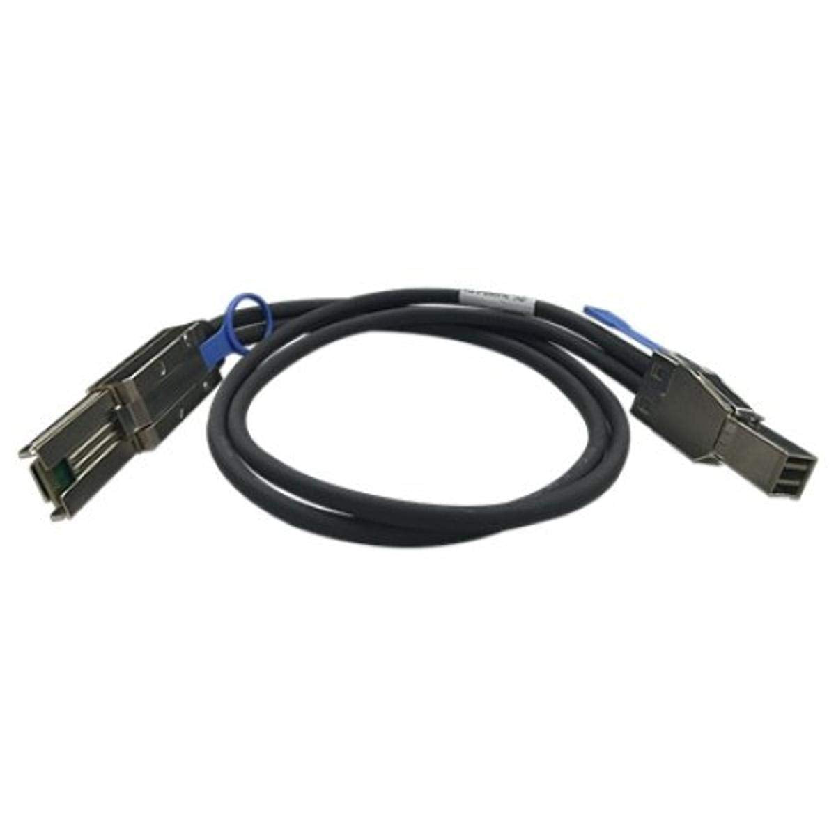 Cable with SFF-8087 connectors on a white background