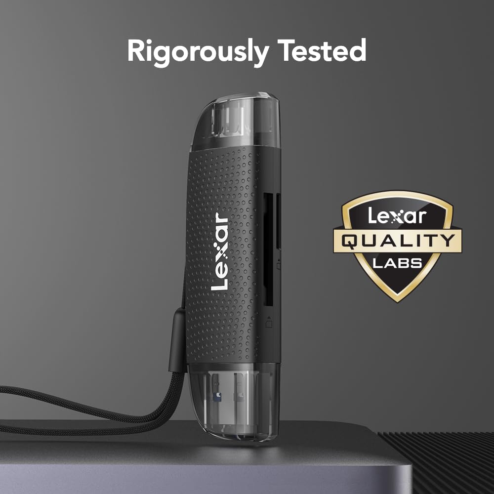 Lexar Professional Multi-Card 3-in-1 USB 3.1 Reader (LRW500URBNA)