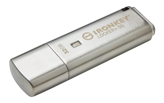 Kingston Ironkey Locker+ 50 32GB Encrypted USB Metal Casing Flash Drive