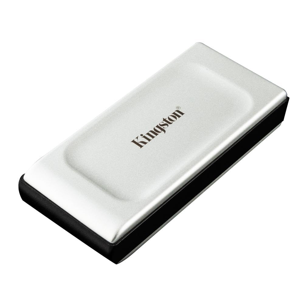 Kingston SXS2000 2TB USB Type-C Compact External Solid State Drive - Silver