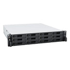 Synology RackStation RS2423RP+ 12-Bay Network Attached Storage Enclosure - Black