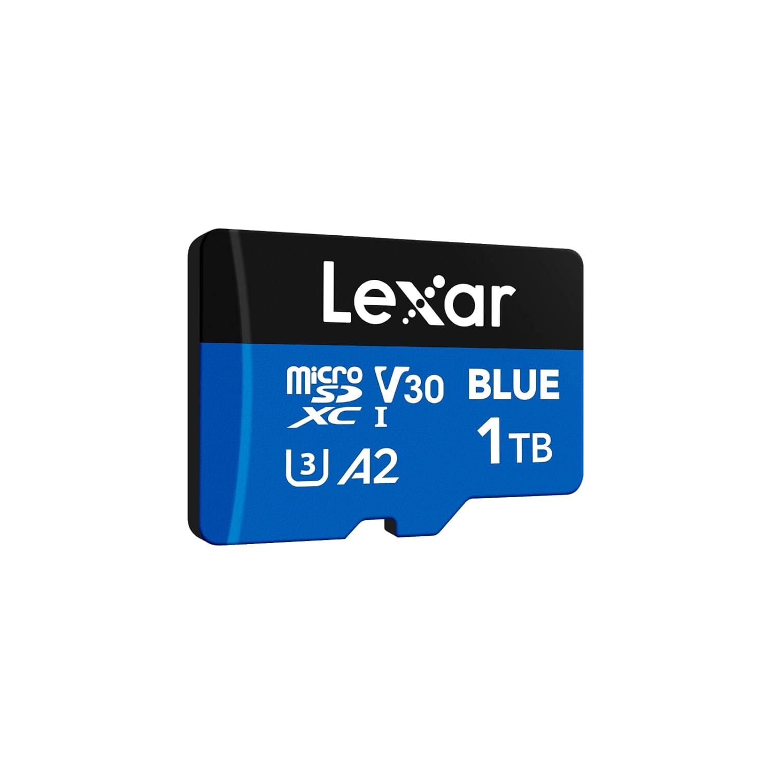 Lexar Blue Micro SD Card Up to 160MB/s, microSDXC UHS-I Memory Card with SD Adapter, C10, U3, A2, V30, Full HD, 4K UHD, High Speed TF Card