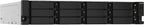 Server rack with multiple hard drive bays