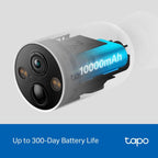 TP-Link Tapo C425 4MP 2K QHD Weatherproof Smart Wire-Free Security Camera - 1 Pack
