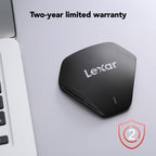 Lexar Professional Multi-Card 3-in-1 USB 3.1 Reader (LRW500URBNA)