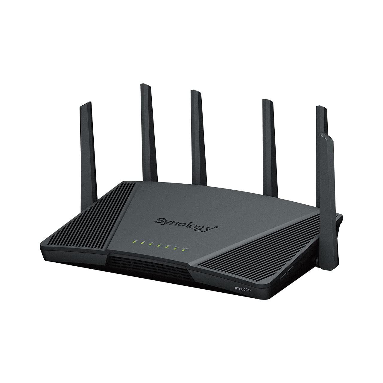Synology RT6600AX Tri-Band 160MHz 2.5Gbps Quad-core 1.8 GHz Wi-Fi 6 Router - Black