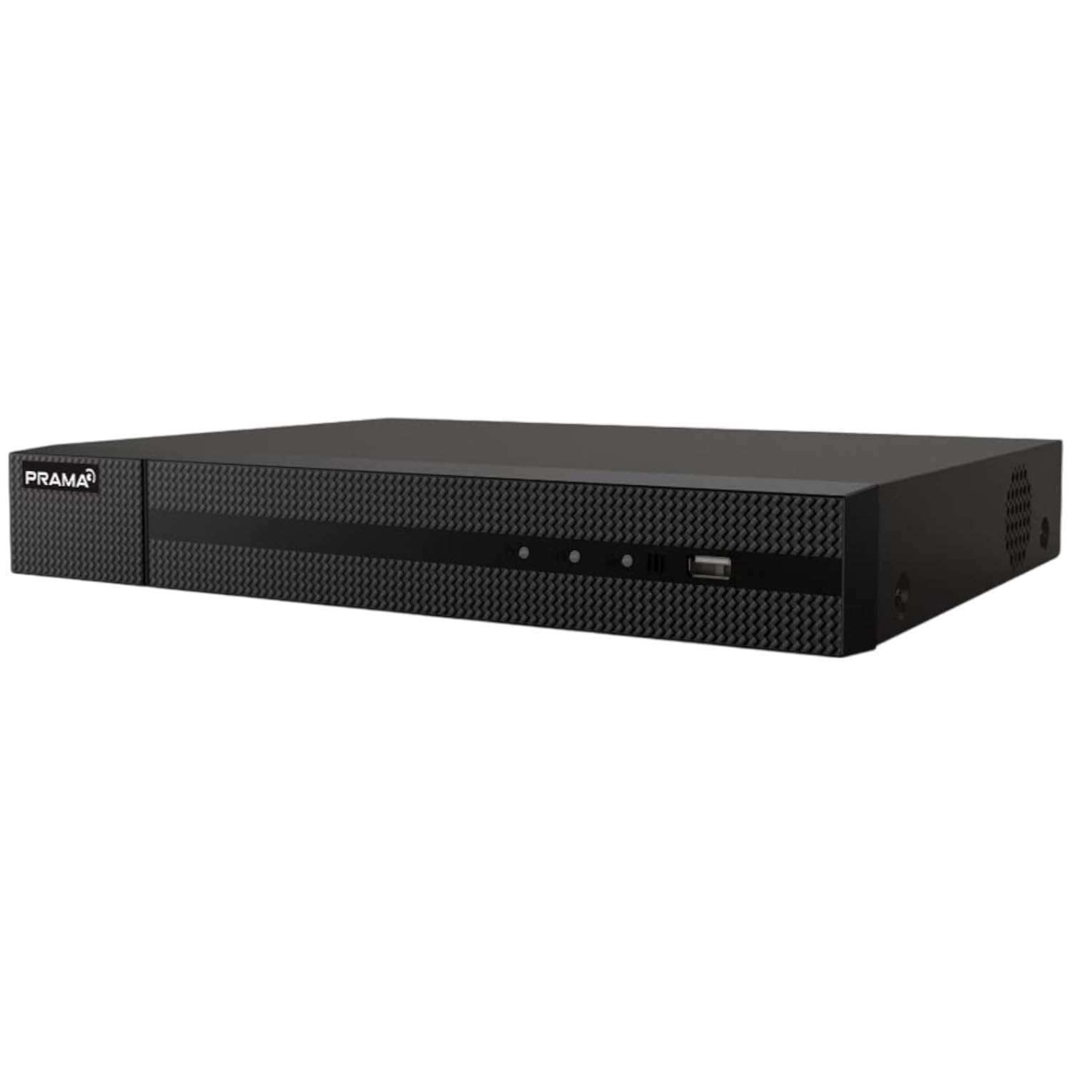Black security DVR device on a white background with 'arteus.pe' branding.