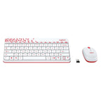 Logitech keyboard and mouse set on a white background