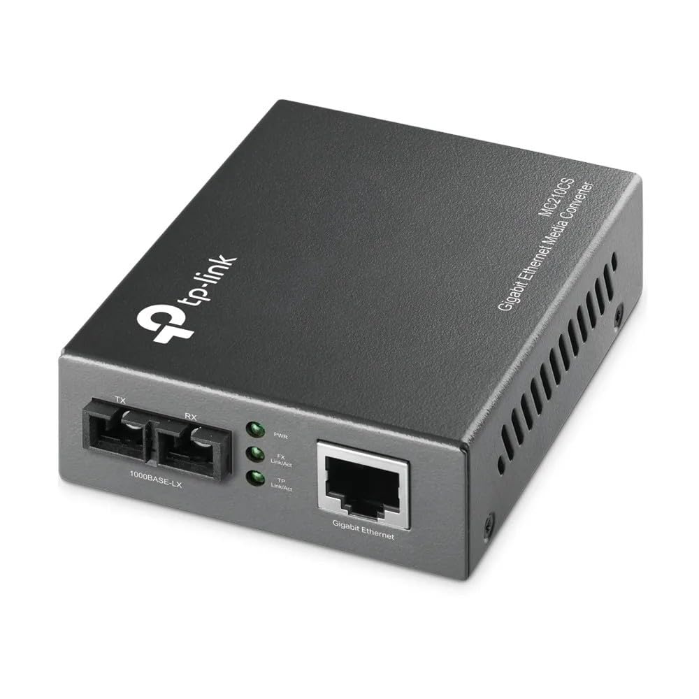 TP-Link Omada MC210CS 10/100/1000Mbps Gigabit Single Mode Media Converter