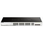 DLINK SYSTEMS 28-PORT GIGABIT WEB SMART SWITCH INCLUDING 4 GIGABIT SFP PORTS (DGS-1210-28)