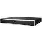 A PRAMA 8-channel digital video recorder (DVR) in black with silver trim, shown from a three-quarters angle on a plain white background.
