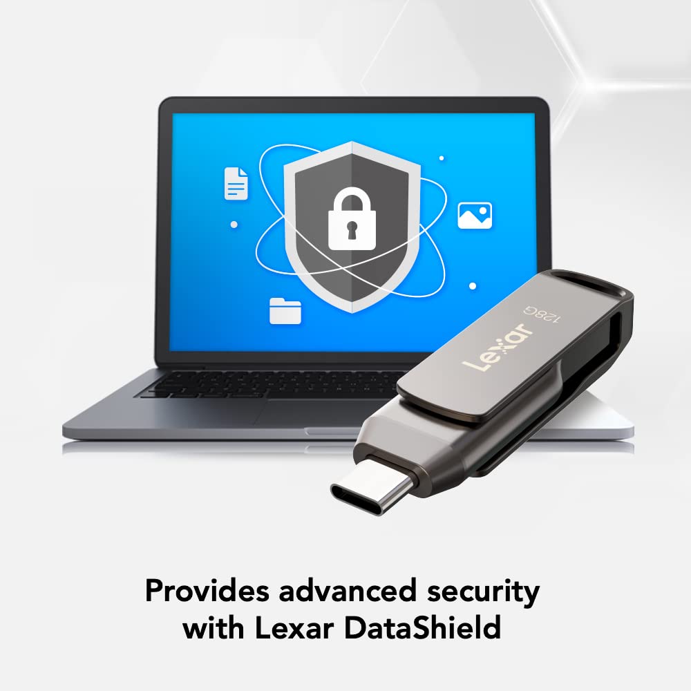 Lexar Jump Drive Dual Drive D400 - 128GB