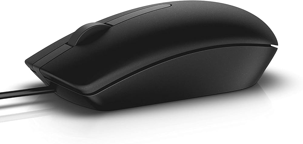 Dell USB Wired Keyboard and Mouse Set (Black) KB216+MS116