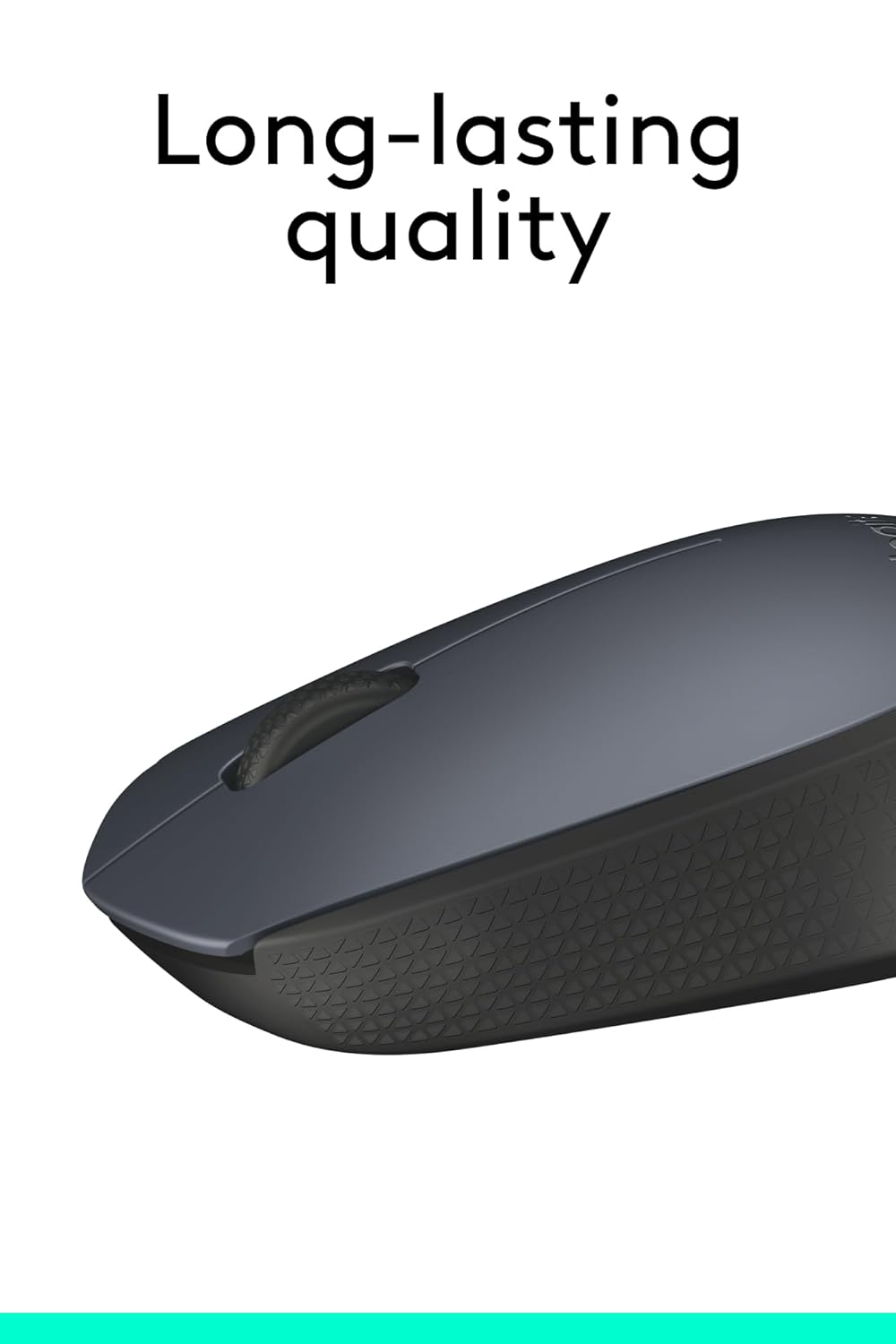 Logitech M170 1000DPI 2.4 GHz Optical Wireless Mouse - Grey/Black