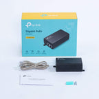 TP-Link TL-POE160S 30W Up to 100 Meters PoE+ Adapter/Injector - Black
