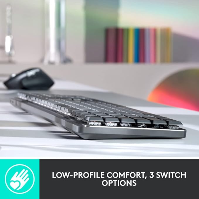 Logitech MX Mechanical Wireless Illuminated Performance Bluetooth Keyboard