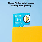 Lexar Play PRO microSD Express Card, UHS-I, C10, U3, V30, Full HD, 4K, Up to 900/600 MB/s Memory Card, Compatible w/Nintendo-Switch 2, ASUS ROG Ally, Steam Deck, Gaming (LMSXPS0256G-BNNNU)