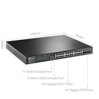 TP-Link Omada TL-SG3428MP 28 Port Gigabit L2+ Managed Switch with 24-Port PoE+