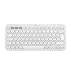 Logitech Pebble Keys 2 K380s Multi Device Bluetooth Wireless Keyboard - Tonal White