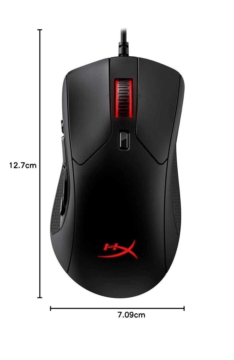 HyperX Pulsefire Raid RGB USB 2.0 16000 DPI Wired Gaming Mouse - Black