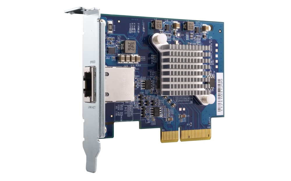 QNAP QXG-10G1T 10Gigabit PCIe Ethernet Card