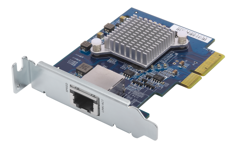 QNAP QXG-10G1T 10Gigabit PCIe Ethernet Card