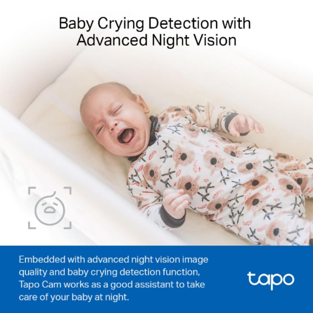 TP-Link Tapo C100 Indoor Wi-Fi Security Camera 1080p Full HD Night Vision
