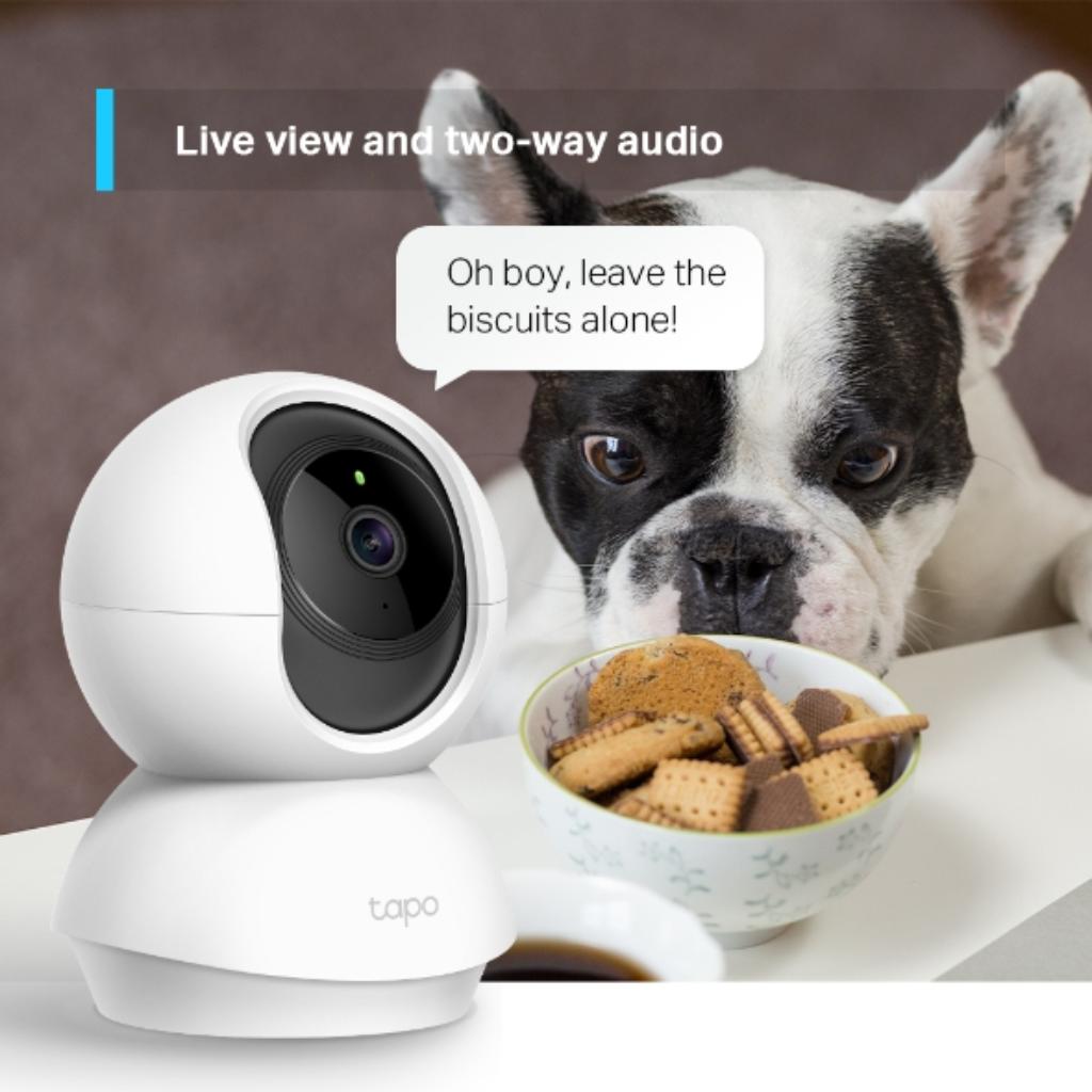 TP-Link Tapo C210P2 Pan Tilt 3MP 2K Wi-Fi Indoor Security Camera Night Vision