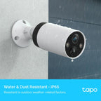 TP Link Tapo C420S2 2K QHD Wire Free Smart WIFI Security Camera IP65 (2 Camera Kit)