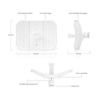 Ubiquiti LBE-M5-23 Outdoor Wireless CPE 5 GHz 100 Mbps Ethernet Passive PoE