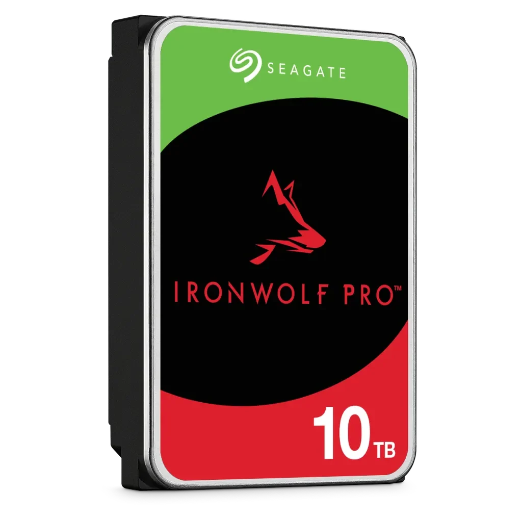 Seagate IronWolf Pro 10TB 7200 RPM 3.5" SATA 6Gb/s Enterprise NAS Internal Hard Drive