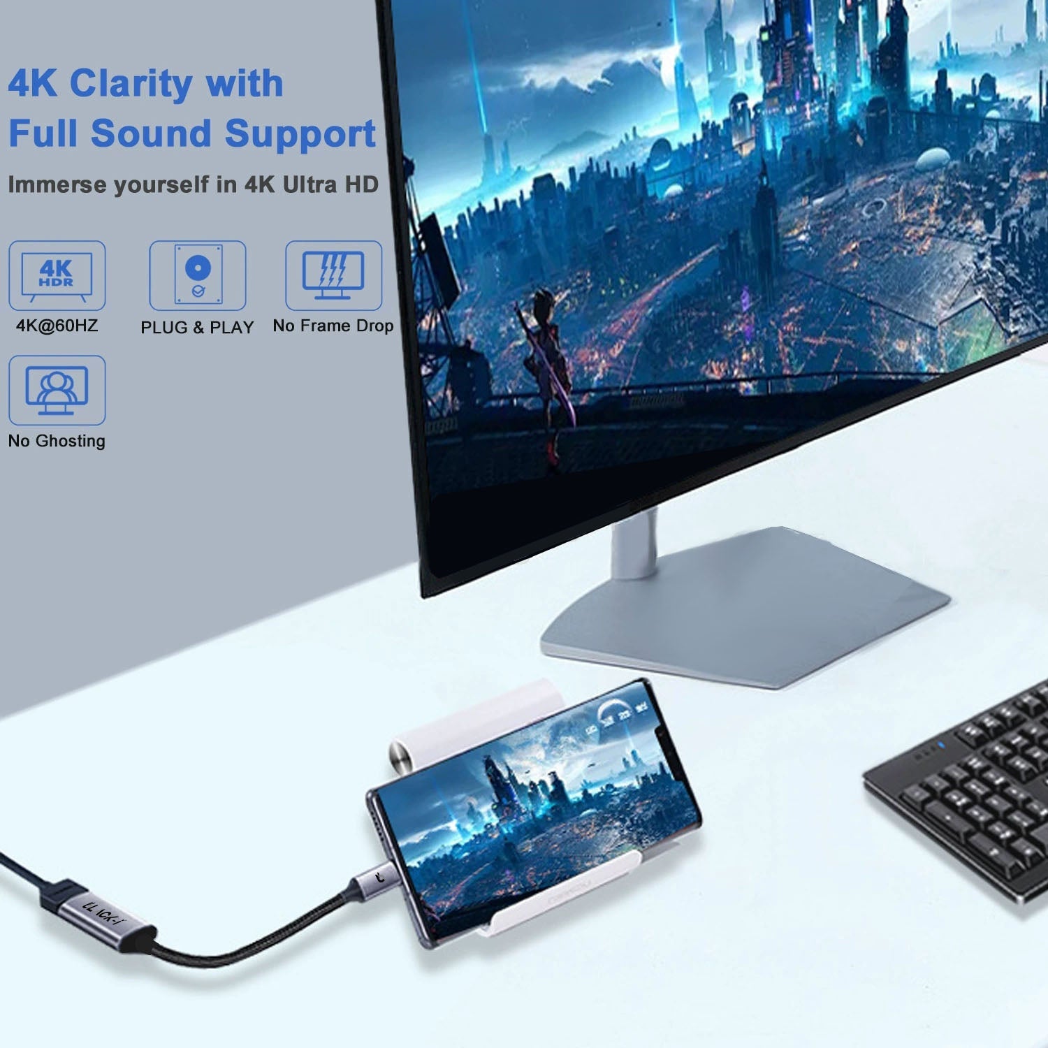 Black-i USB-C to HDMI 4K Converter