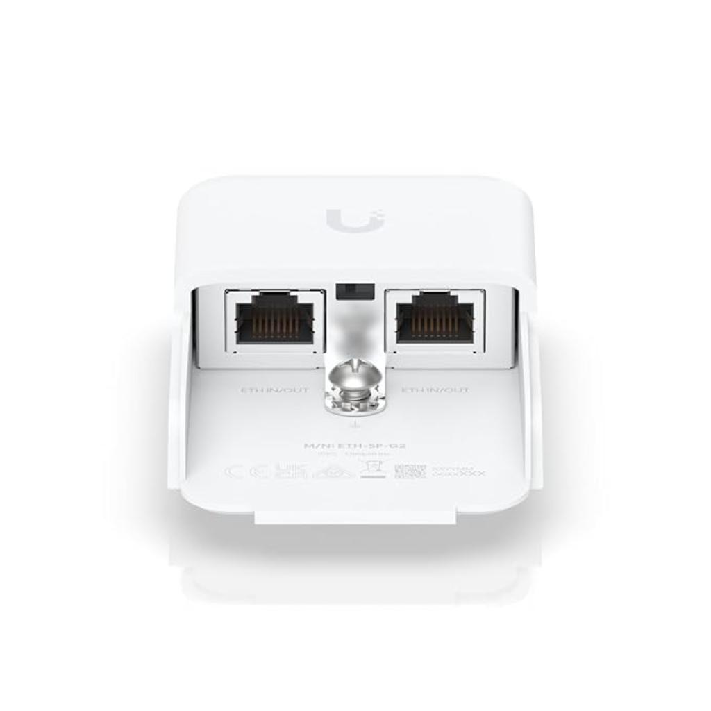Ubiquiti ETH-SP-G2 Gigabit Ethernet Surge Protector RJ45 Connectivity PoE Compatible