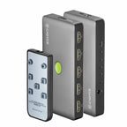 CADYCE 5X1 HDMI SWITCH 4K@60HZ WITH REMOTE & CHANGE OVER BUTTON. CA-5HDS PLUS